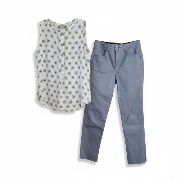 Democracy Jeans 2 & Loft Top xs - Picture 5 of 6